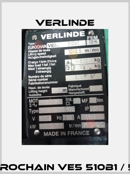 (0703C) Eurochain VE5 510b1 / 5x15 H80C  Verlinde