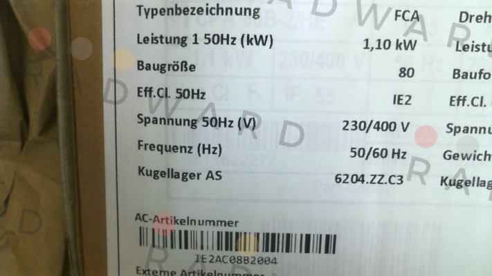 FCPA 80B-2/HE AC Motoren