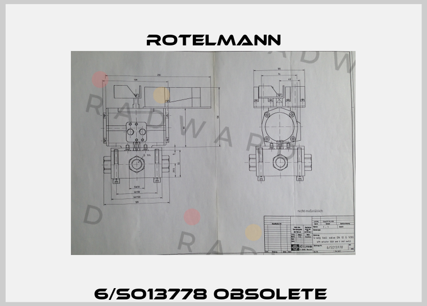 6/SO13778 obsolete  Rotelmann