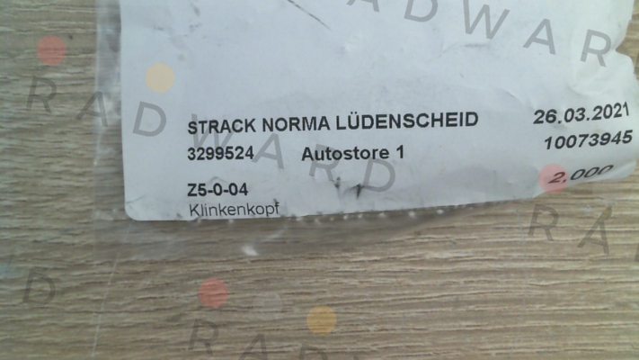p/n: 69999; Type: Z5-0-04 Strack