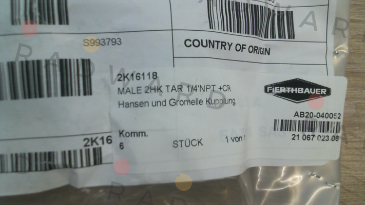 2K16118 Hansen