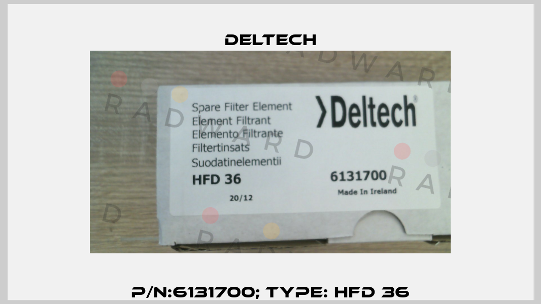 P/N:6131700; Type: HFD 36 Deltech