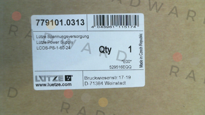 779101.0313  ( LCOS-PS-1-60-24) Luetze