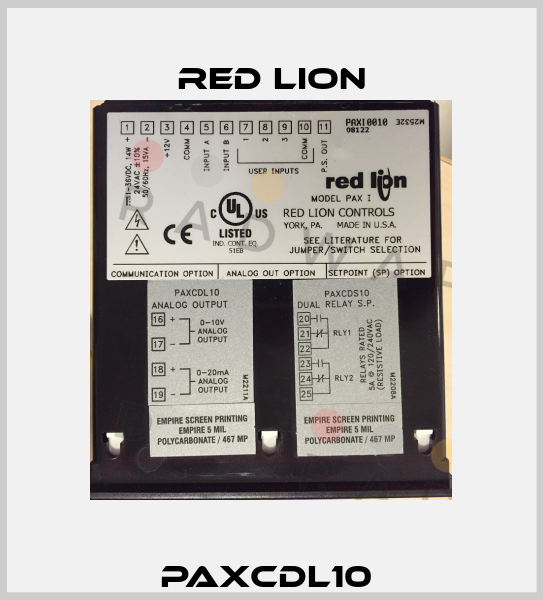 PAXCDL10  Red Lion