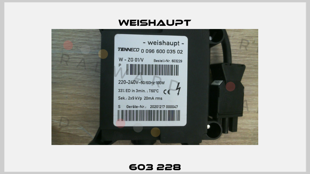 603 228 Weishaupt