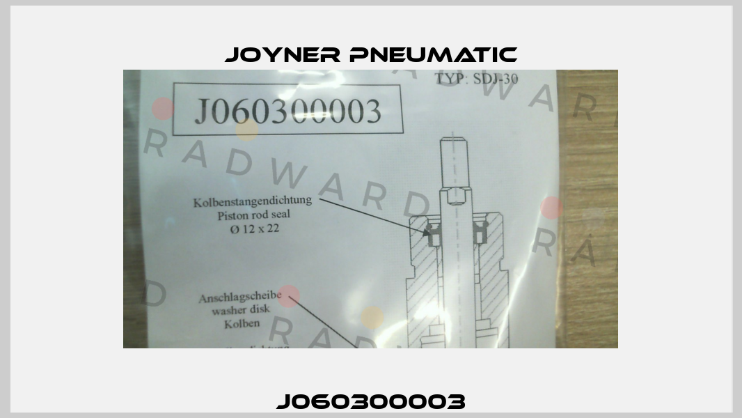 J060300003 Joyner Pneumatic