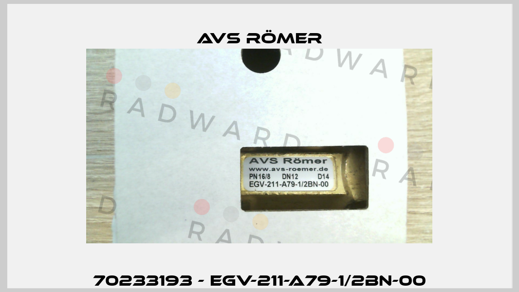 70233193 - EGV-211-A79-1/2BN-00 Avs Römer