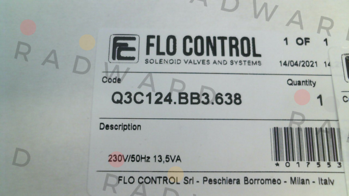 Q3C124.BB3.638 Flo Control