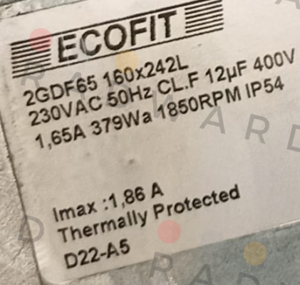 2GDF65 160x242L D22-A5 Ecofit