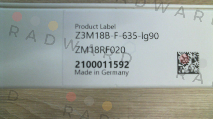 ZM18RF020 / Z3M18B-F-635-LG90 Z-LASER