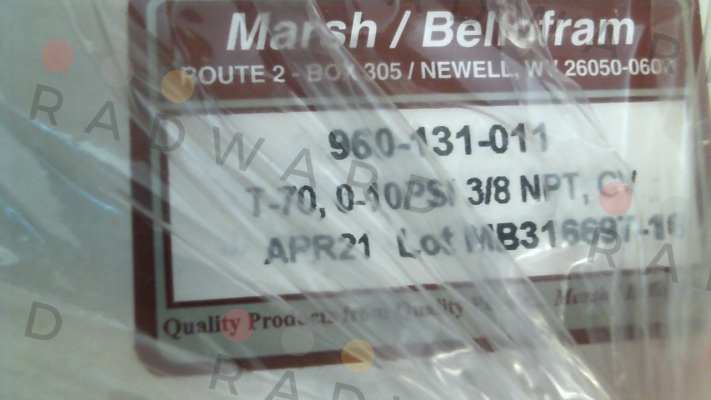 960-131-011 Bellofram