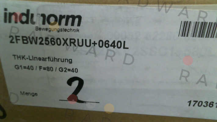 2FBW2560XRUU+0640L THK