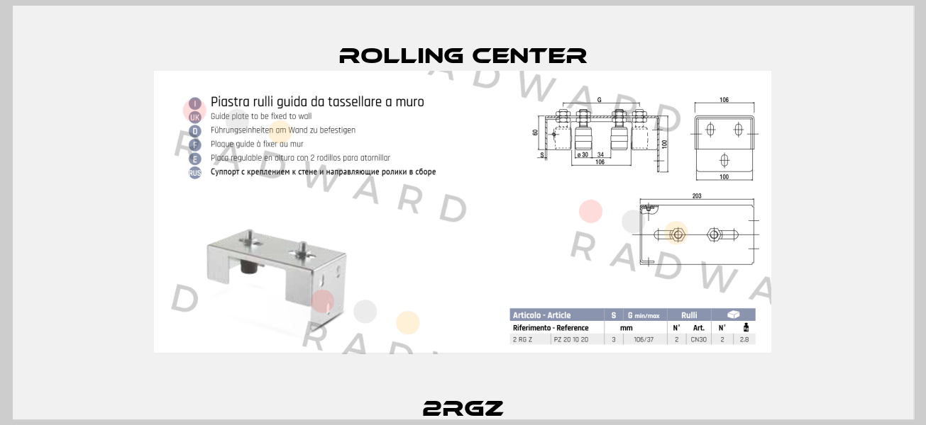 2RGZ Rolling Center