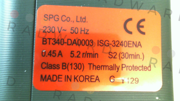 ISG-3240ENA Spg Motor