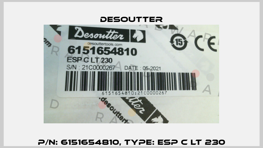 P/N: 6151654810, Type: ESP C LT 230 Desoutter