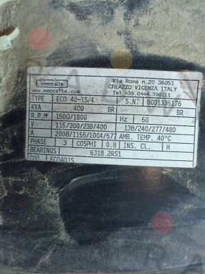 ECO401S4AMD114PD  Mecc Alte