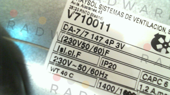 DA 7/7 CM 147 W 4 P 3 V  / V710011 Chaysol