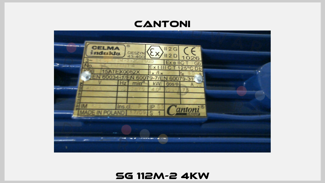 SG 112M-2 4kW Cantoni