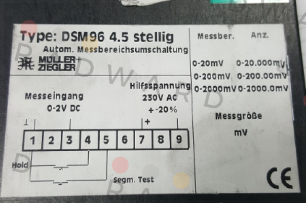 DSM96 4.5 stellig obsolete  Müller Ziegler