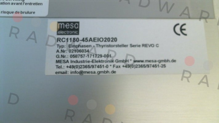 RC1180-45AEIO2020 CD AUTOMATION