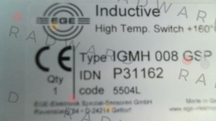 P31162 / IGMH 008 GSP Ege