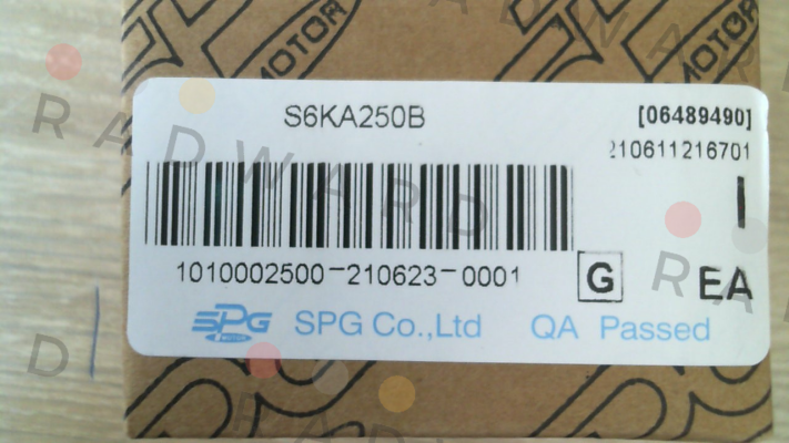 S6KA250B Spg Motor