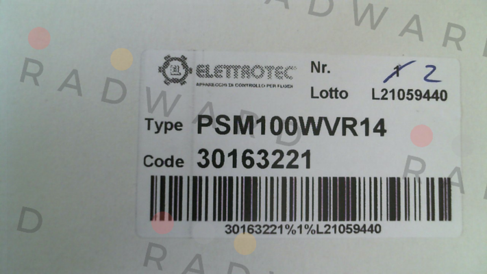 PSM100WVR14 Elettrotec
