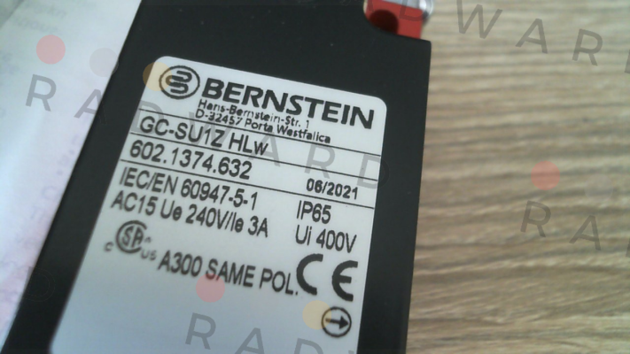 P/N: 6021374632, Type: GC-SU1Z HLW Bernstein