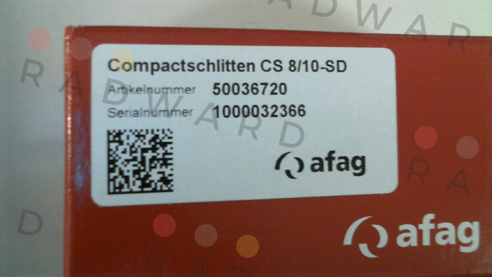 CS 8/10-SD  /  50036720 Afag