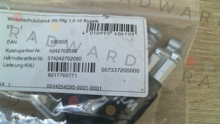 40410 (package of 9 pcs) Wiha