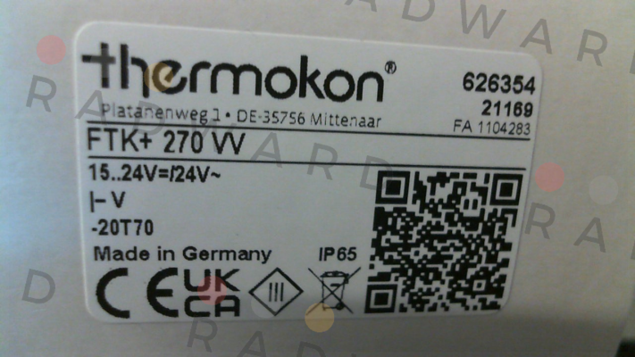 626354 (FTK+ 270 VV) Thermokon