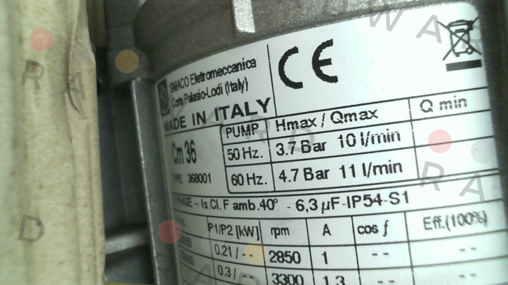 Cm 36,  SI368001 Simaco