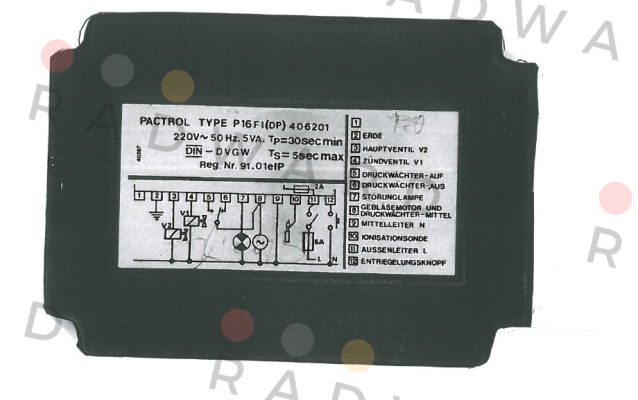 P16FI(DP)406201 Pactrol