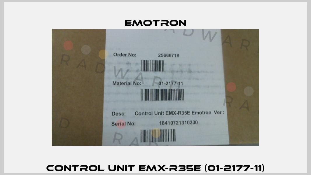Control Unit EMX-R35E (01-2177-11) Emotron