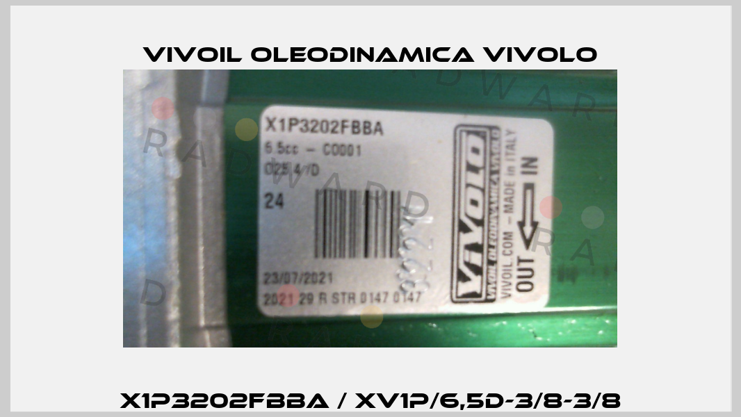X1P3202FBBA / XV1P/6,5D-3/8-3/8 Vivoil Oleodinamica Vivolo