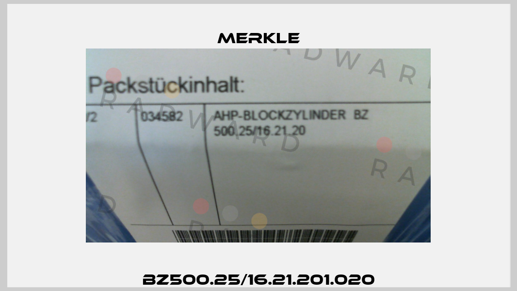 BZ500.25/16.21.201.020 Merkle