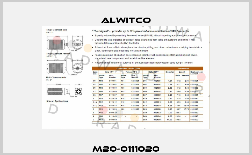 M20-0111020 Alwitco
