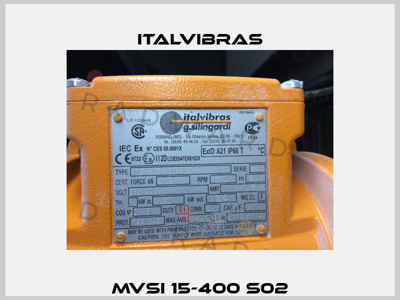 MVSI 15-400 S02 Italvibras
