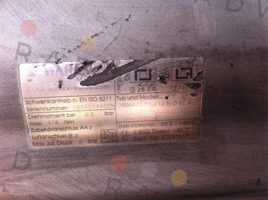 DR00450 F10F12-N-D-22 A  Warex