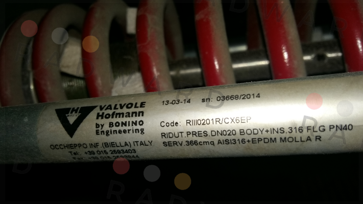RIII0201R/CX6EP  Valvole Hofmann