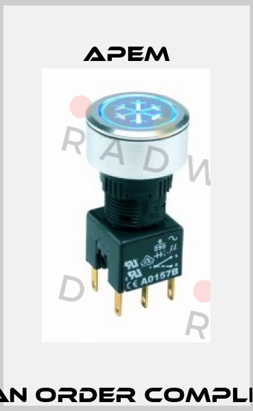 A0157B not available as a spare part/you can order complete switching block A0152B, A0153B or A0155B  Apem