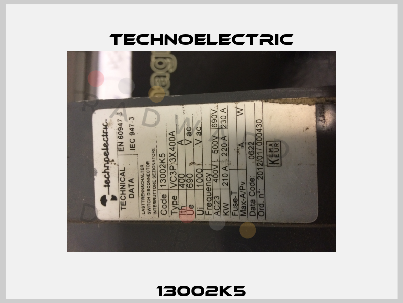 13002K5 Technoelectric