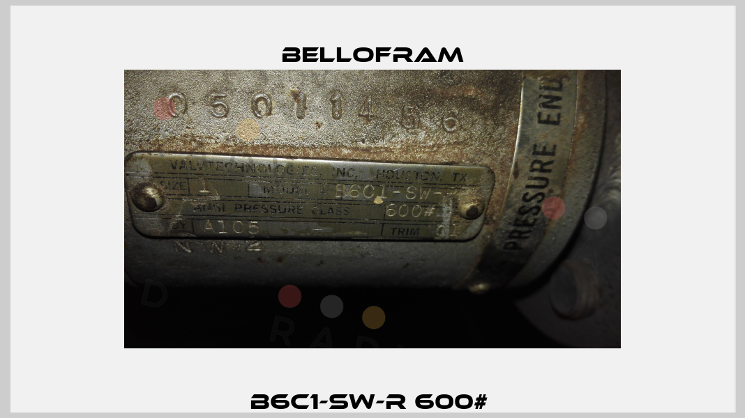 B6C1-SW-R 600#  Bellofram