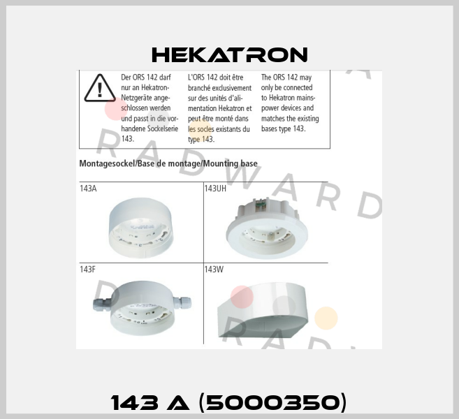 143 A (5000350) Hekatron