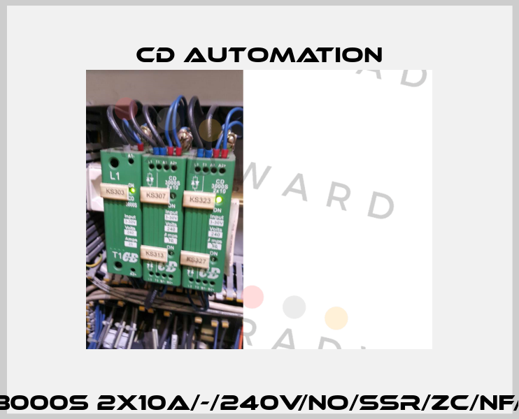 CD3000S 2x10A/-/240V/NO/SSR/ZC/NF/EM CD AUTOMATION