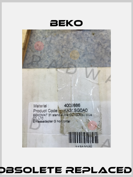 KA31SG0A0 obsolete replaced by 4024381  Beko