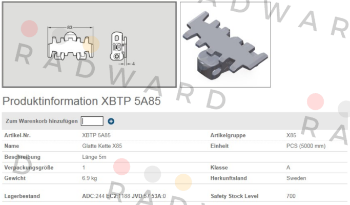 XBTP 5A85 FlexLink