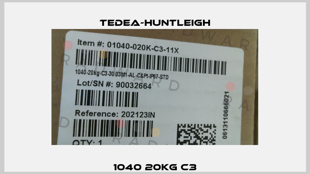 1040 20kg C3 Tedea-Huntleigh