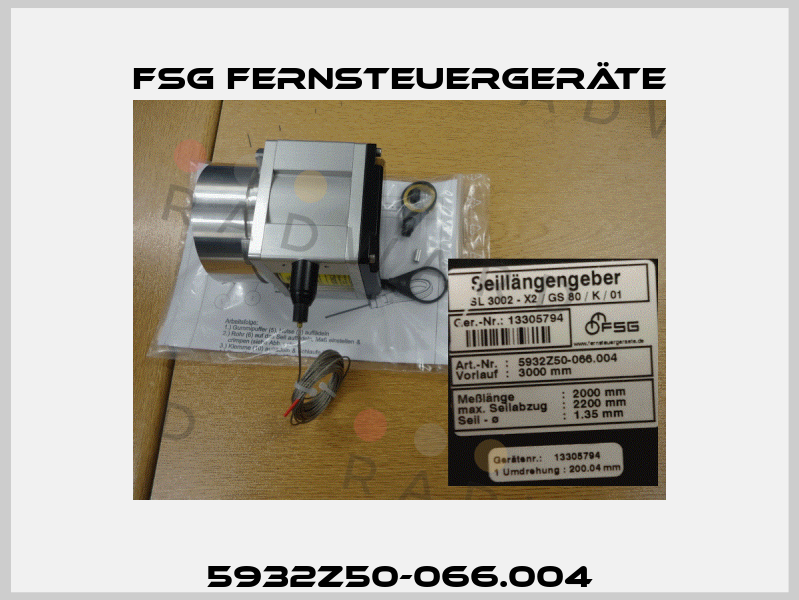 Typ SL 3002/X2/GS80/K/01  FSG Fernsteuergeräte
