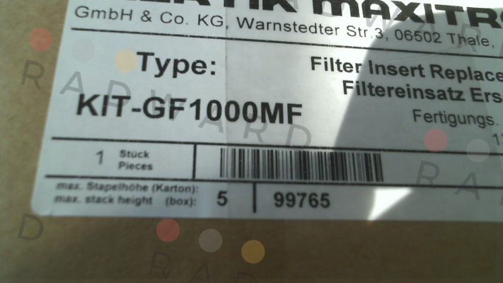 repair kit for GF1000 MF50 Maxitrol